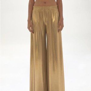 Norma Kamali Boyfriend Elephant Sweatpants - Gold